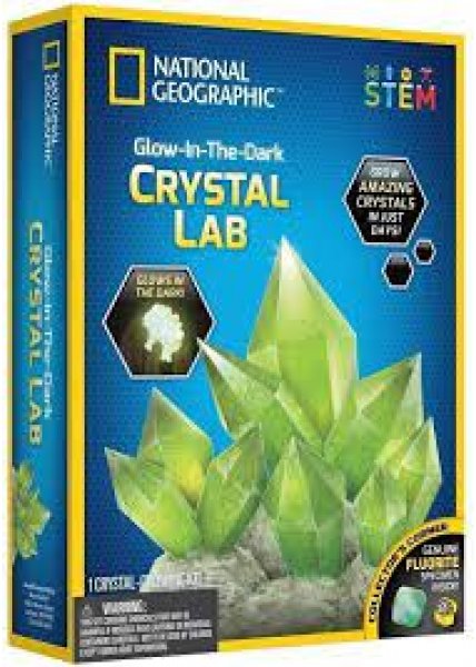 National Geographic STEM Set: Glow-in-the-Dark Crystal Mini Lab